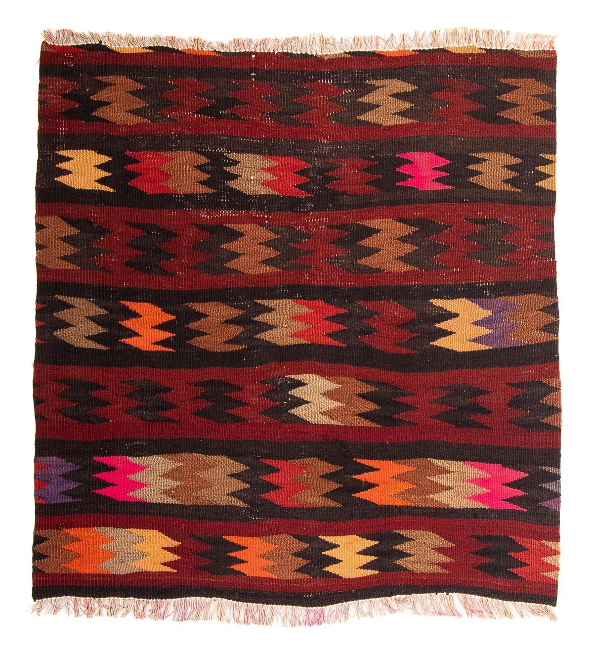 Alfombra Kelim - Antigua - 90 x 85 cm - multicolor