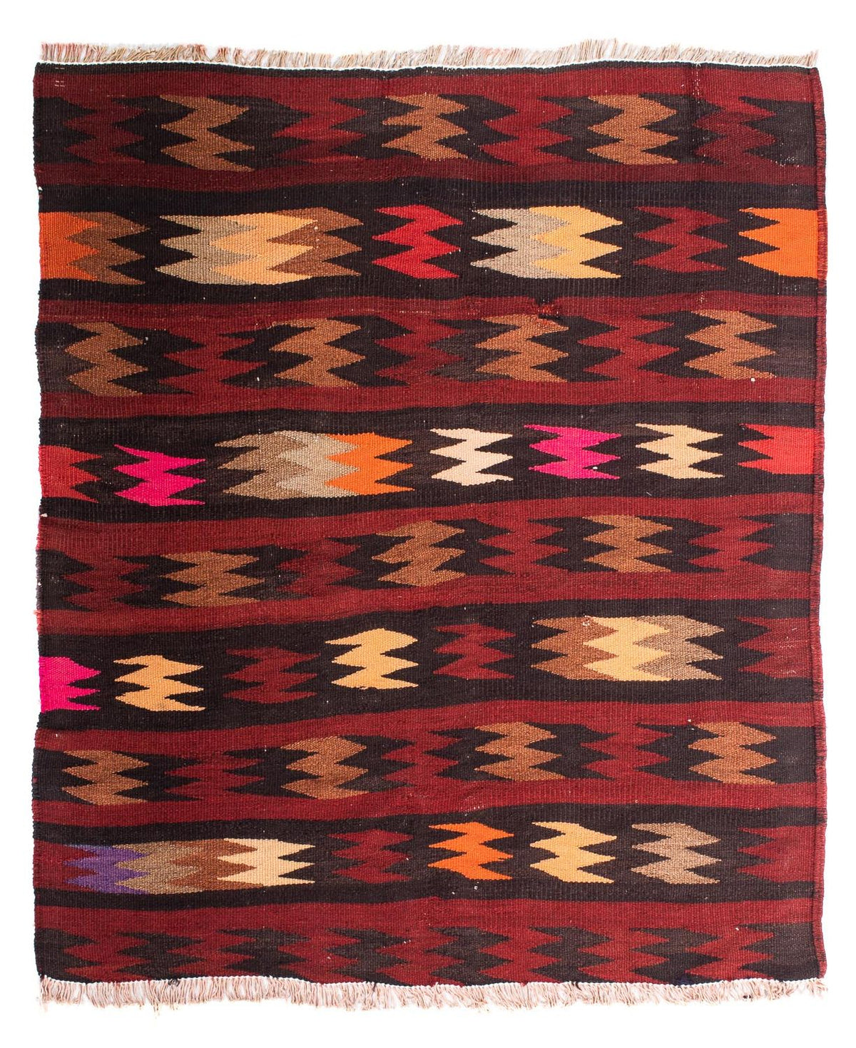 Alfombra Kelim - Antigua - 110 x 90 cm - multicolor