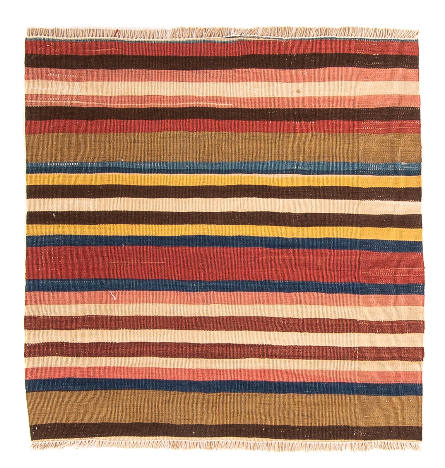 Alfombra Kelim - Antigua cuadrado  - 85 x 80 cm - multicolor