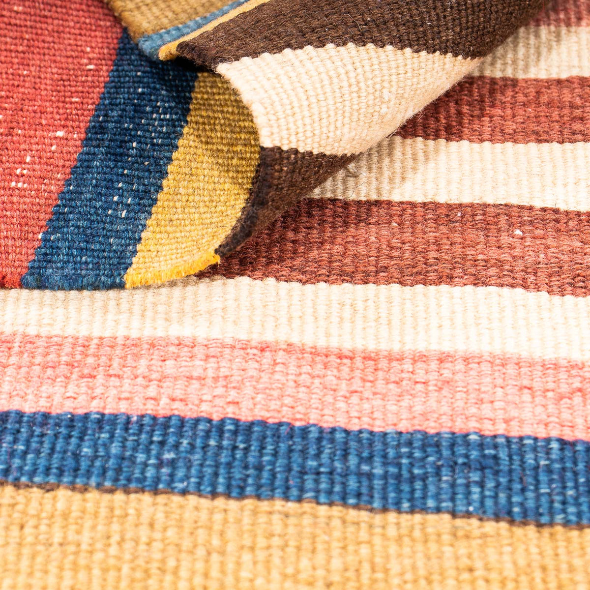 Alfombra Kelim - Antigua cuadrado  - 85 x 80 cm - multicolor