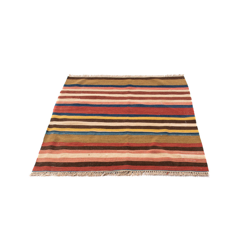 Alfombra Kelim - Antigua cuadrado  - 85 x 80 cm - multicolor