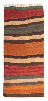 Alfombra de pasillo Alfombra Kelim - Antigua - 110 x 50 cm - multicolor