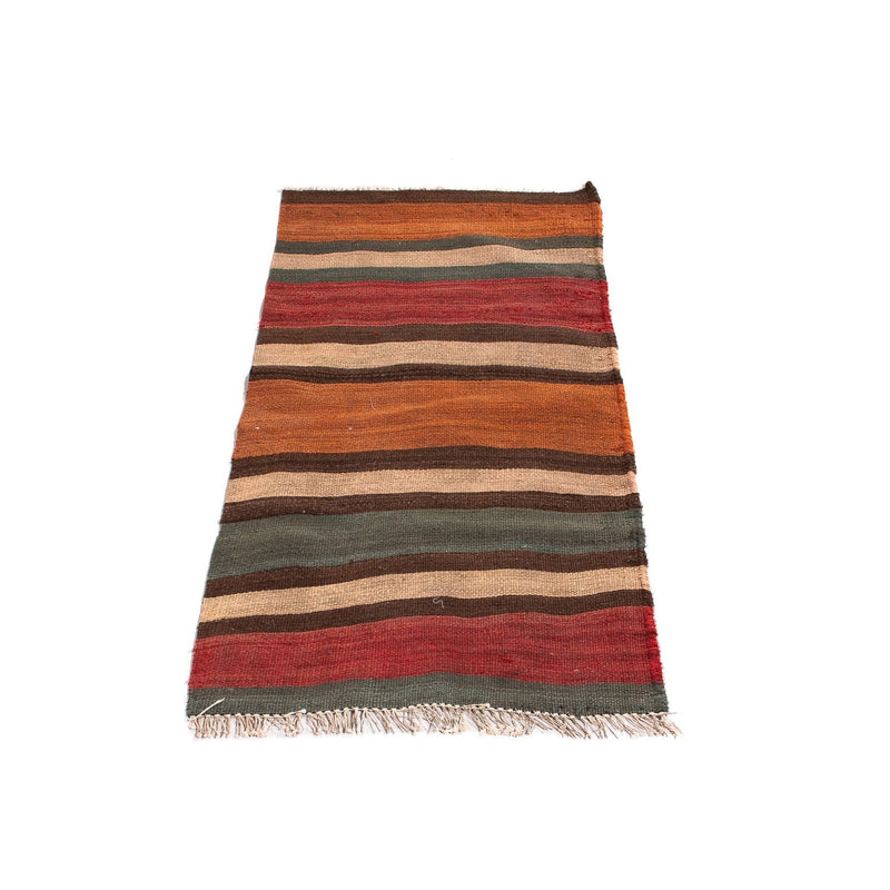Alfombra de pasillo Alfombra Kelim - Antigua - 110 x 50 cm - multicolor
