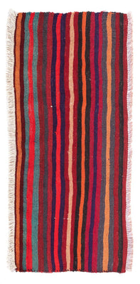Alfombra de pasillo Alfombra Kelim - Antigua - 105 x 45 cm - multicolor