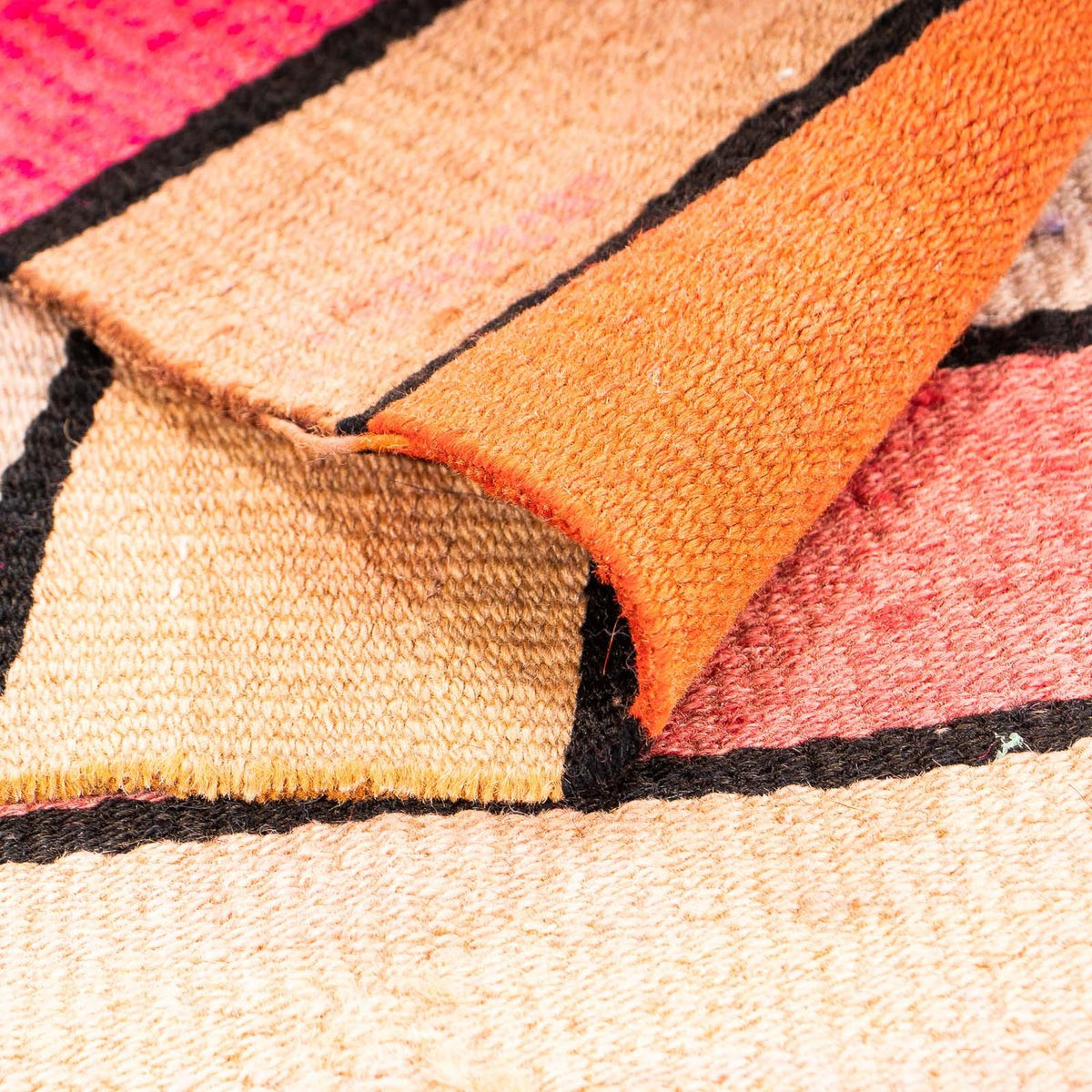 Alfombra Kelim - Antigua cuadrado  - 120 x 110 cm - multicolor