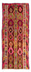 Alfombra de pasillo Alfombra Kelim - Antigua - 280 x 112 cm - multicolor