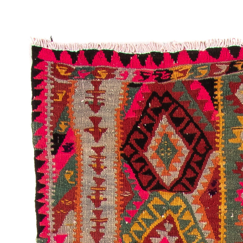 Alfombra de pasillo Alfombra Kelim - Antigua - 280 x 112 cm - multicolor
