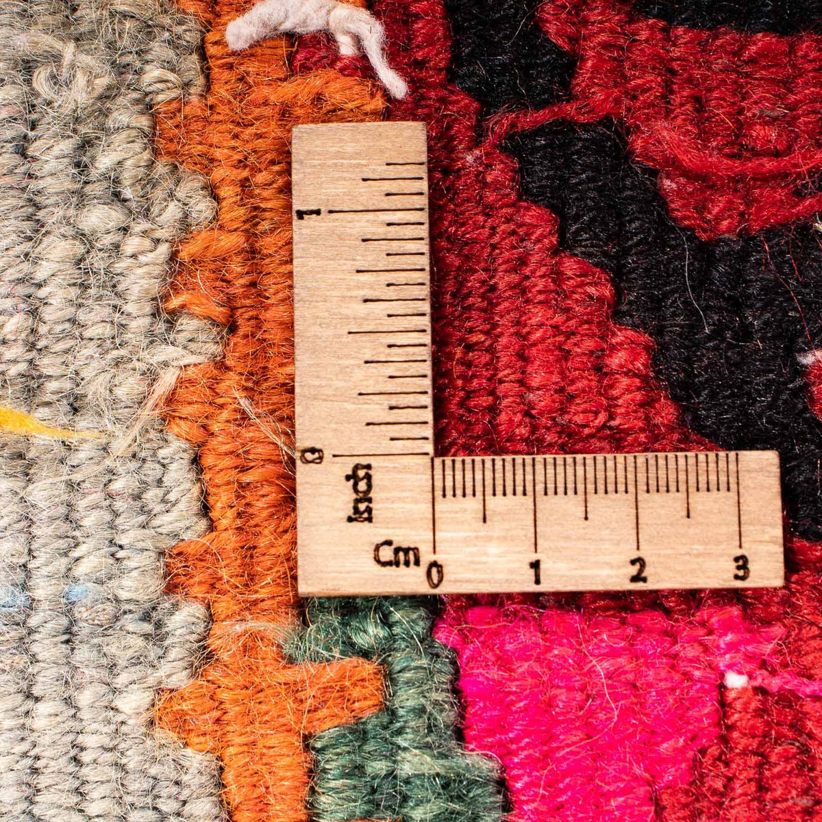 Alfombra de pasillo Alfombra Kelim - Antigua - 280 x 112 cm - multicolor