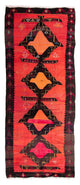 Kilim antiguo Alfombra 150x365cm