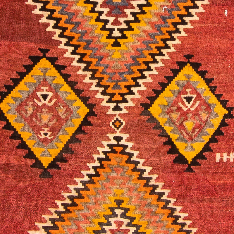 Alfombra de pasillo Alfombra Kelim - Antigua - 310 x 127 cm - multicolor