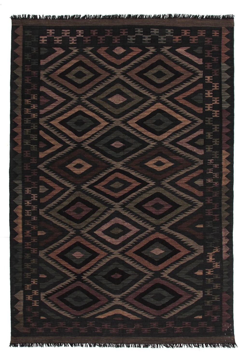 Alfombra Kelim - Splash - 244 x 169 cm - multicolor