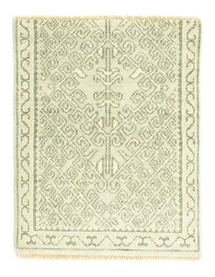 Alfombra de lana - 74 x 60 cm - beige