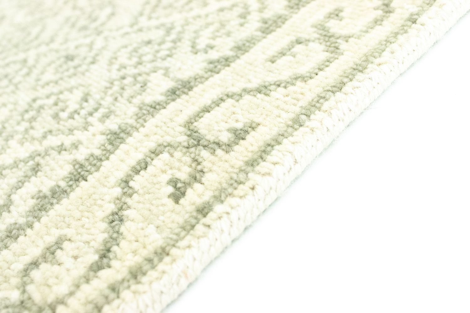 Alfombra de lana - 74 x 60 cm - beige