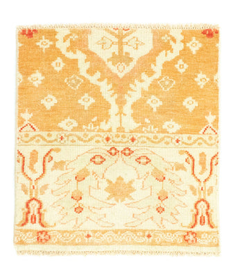Alfombra de lana cuadrado  - 65 x 62 cm - beige