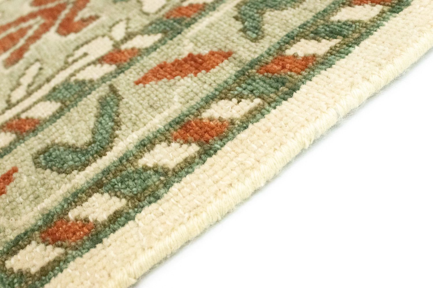 Alfombra de lana - 93 x 60 cm - beige