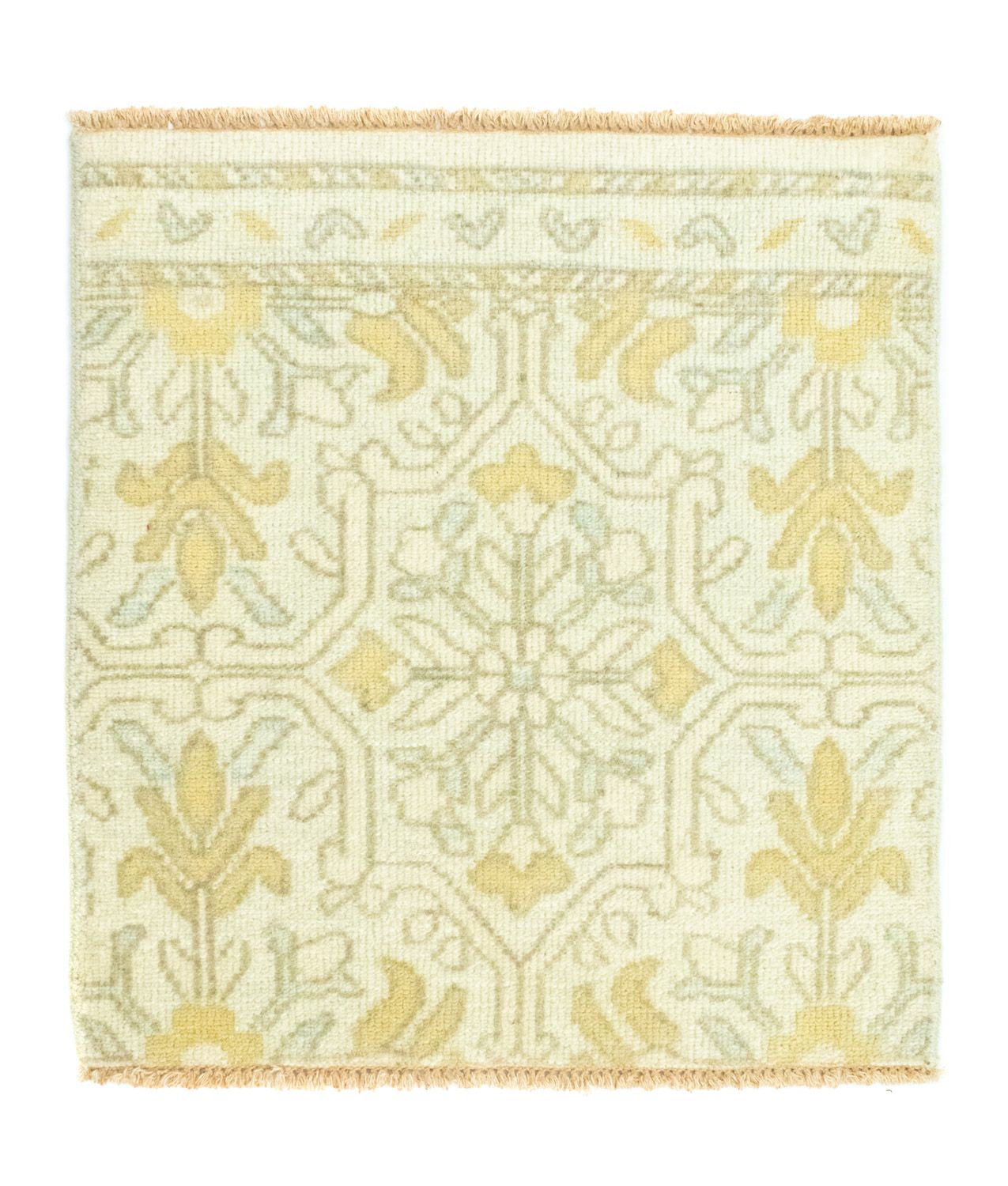 Alfombra de diseño cuadrado  - 63 x 60 cm - beige