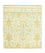 Alfombra de diseño cuadrado  - 63 x 60 cm - beige