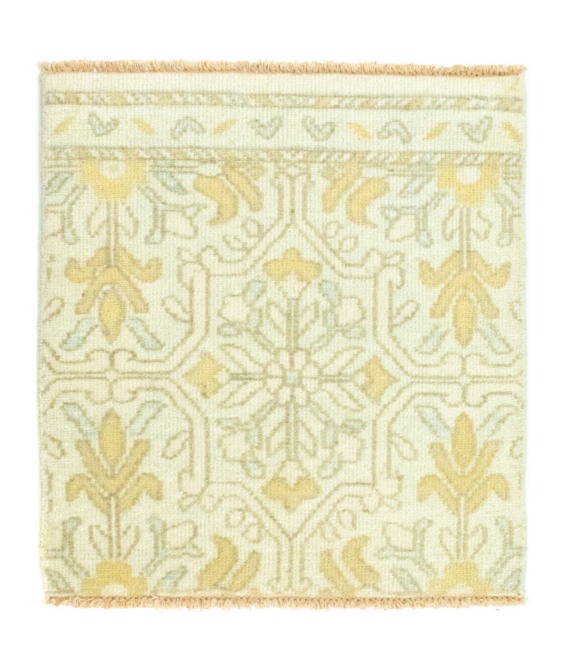 Alfombra de diseño cuadrado  - 63 x 60 cm - beige