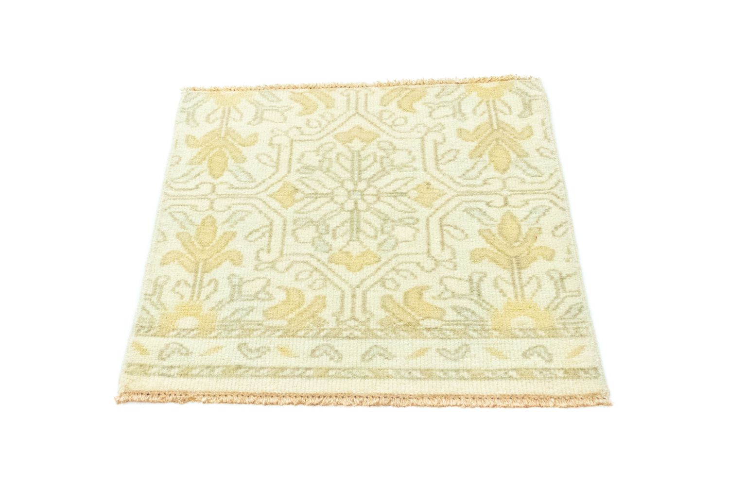 Alfombra de diseño cuadrado  - 63 x 60 cm - beige
