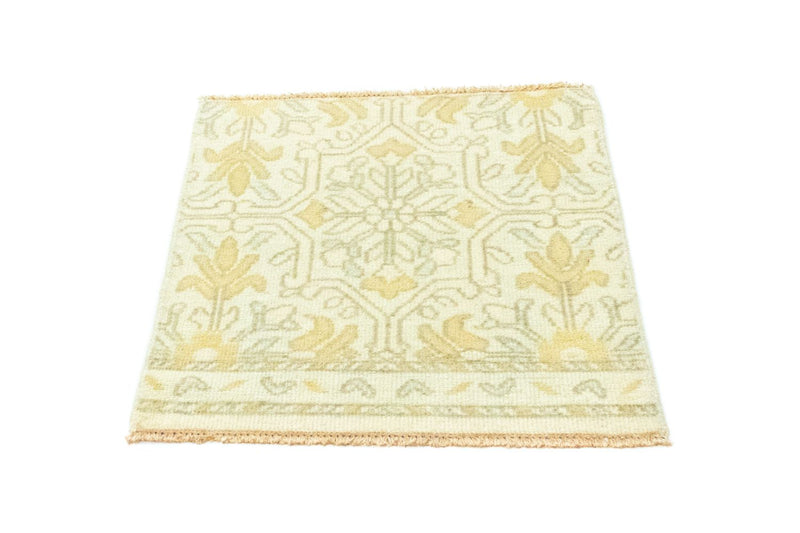 Alfombra de diseño cuadrado  - 63 x 60 cm - beige