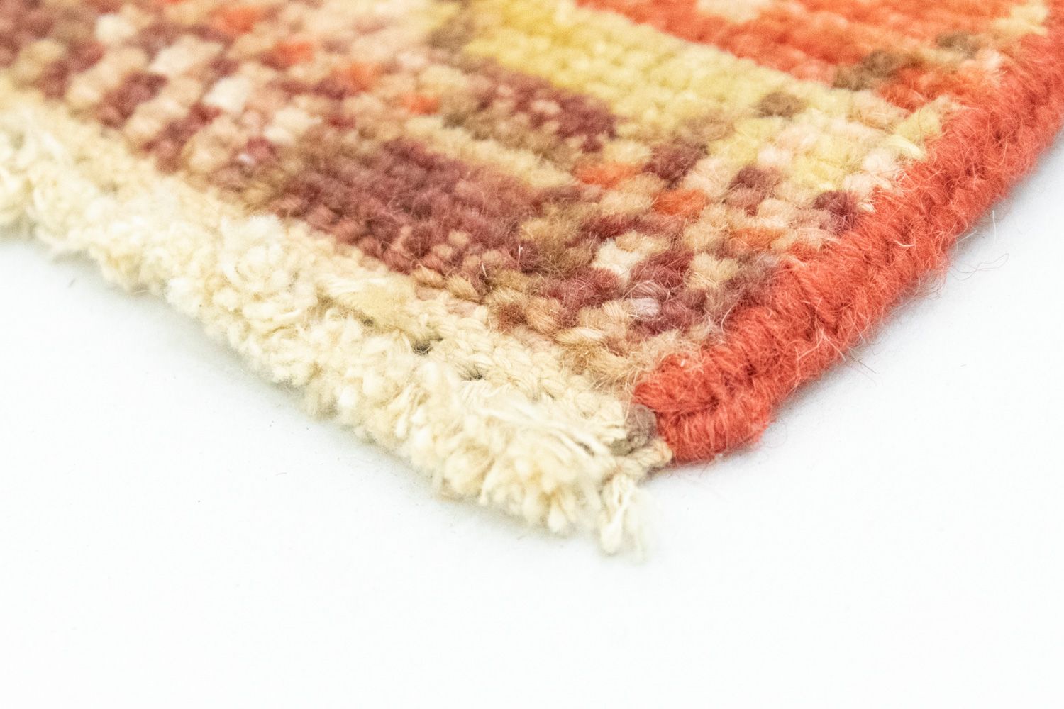 Alfombra de diseño cuadrado  - 59 x 58 cm - naranja