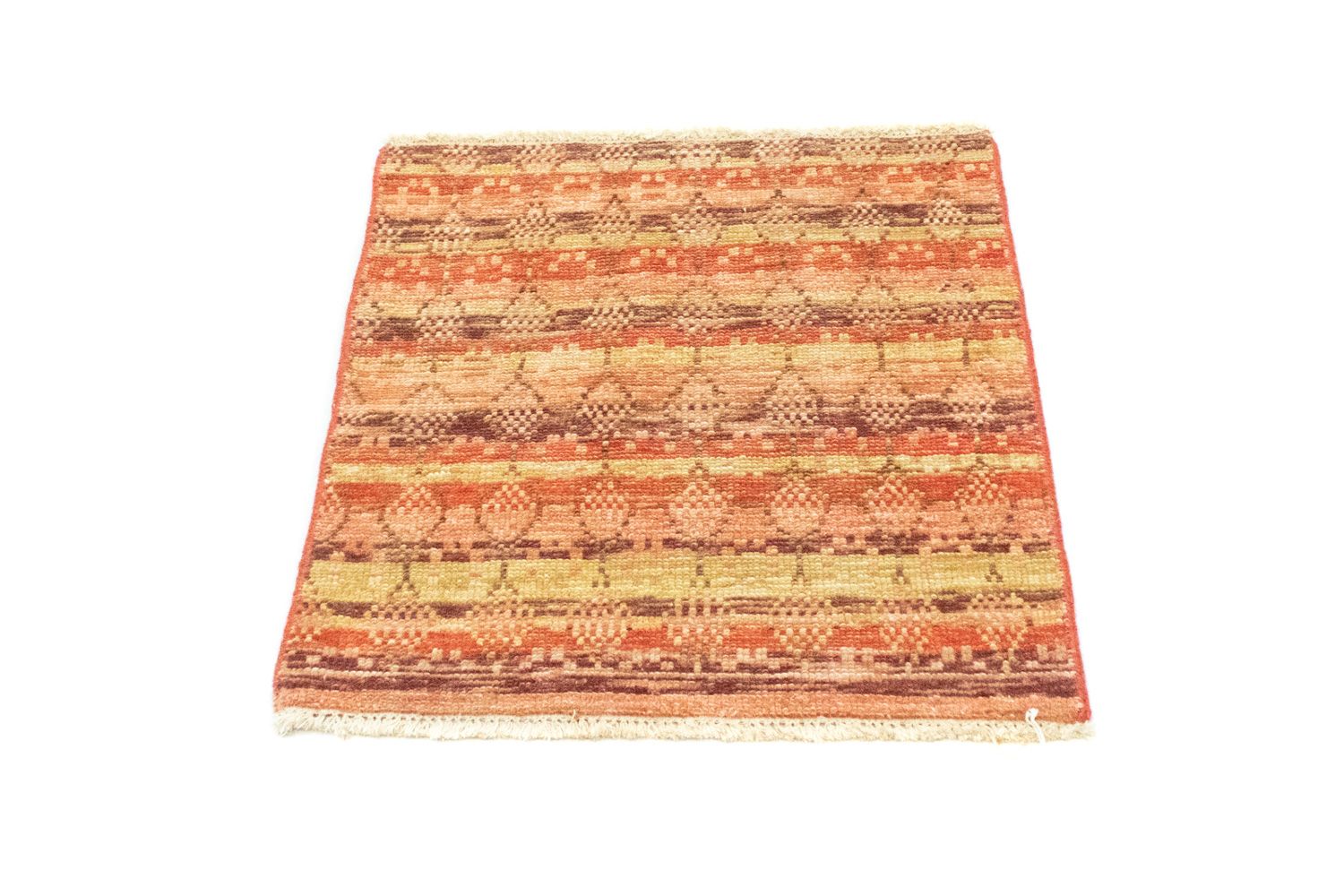 Alfombra de diseño cuadrado  - 59 x 58 cm - naranja