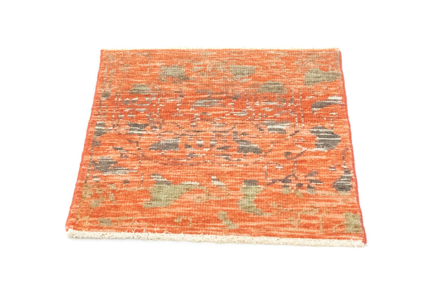 Alfombra de diseño cuadrado  - 61 x 60 cm - naranja