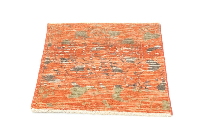 Alfombra de diseño cuadrado  - 61 x 60 cm - naranja