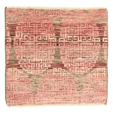 Alfombra de diseño cuadrado  - 66 x 61 cm - rosa
