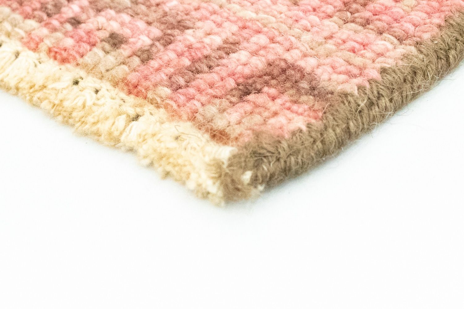 Alfombra de diseño cuadrado  - 66 x 61 cm - rosa