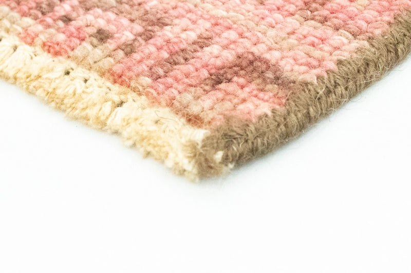 Alfombra de diseño cuadrado  - 66 x 61 cm - rosa