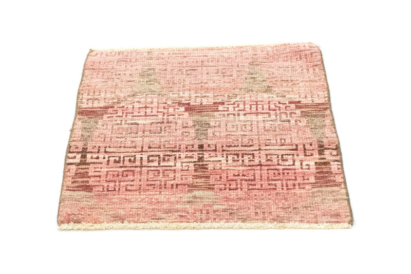 Alfombra de diseño cuadrado  - 66 x 61 cm - rosa