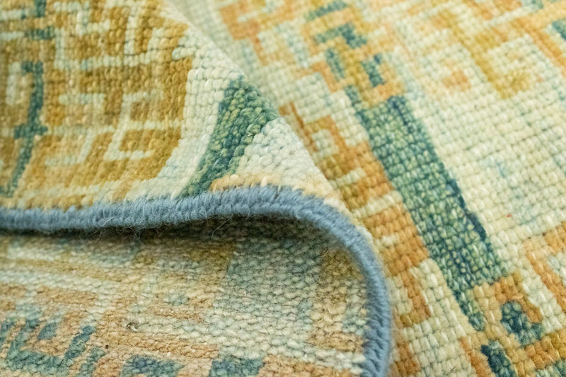 Alfombra de diseño cuadrado  - 61 x 59 cm - oro