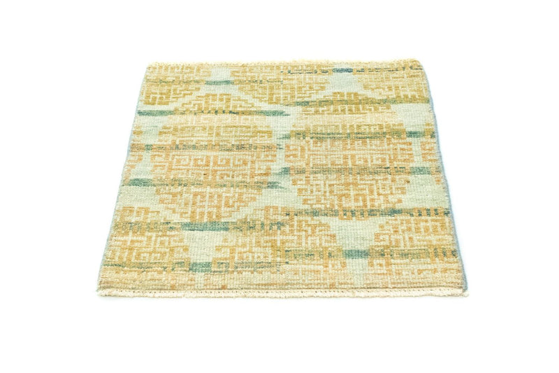 Alfombra de diseño cuadrado  - 61 x 59 cm - oro