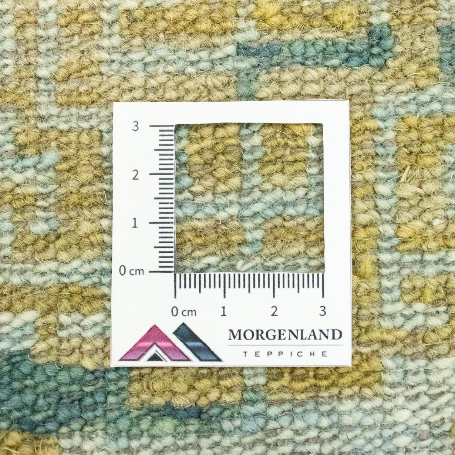 Alfombra de diseño cuadrado  - 61 x 59 cm - oro