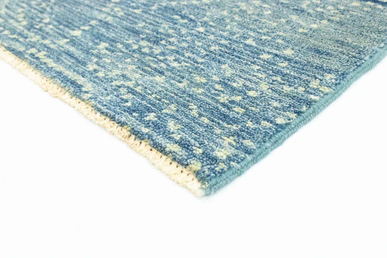 Alfombra de diseño cuadrado  - 62 x 61 cm - azul claro