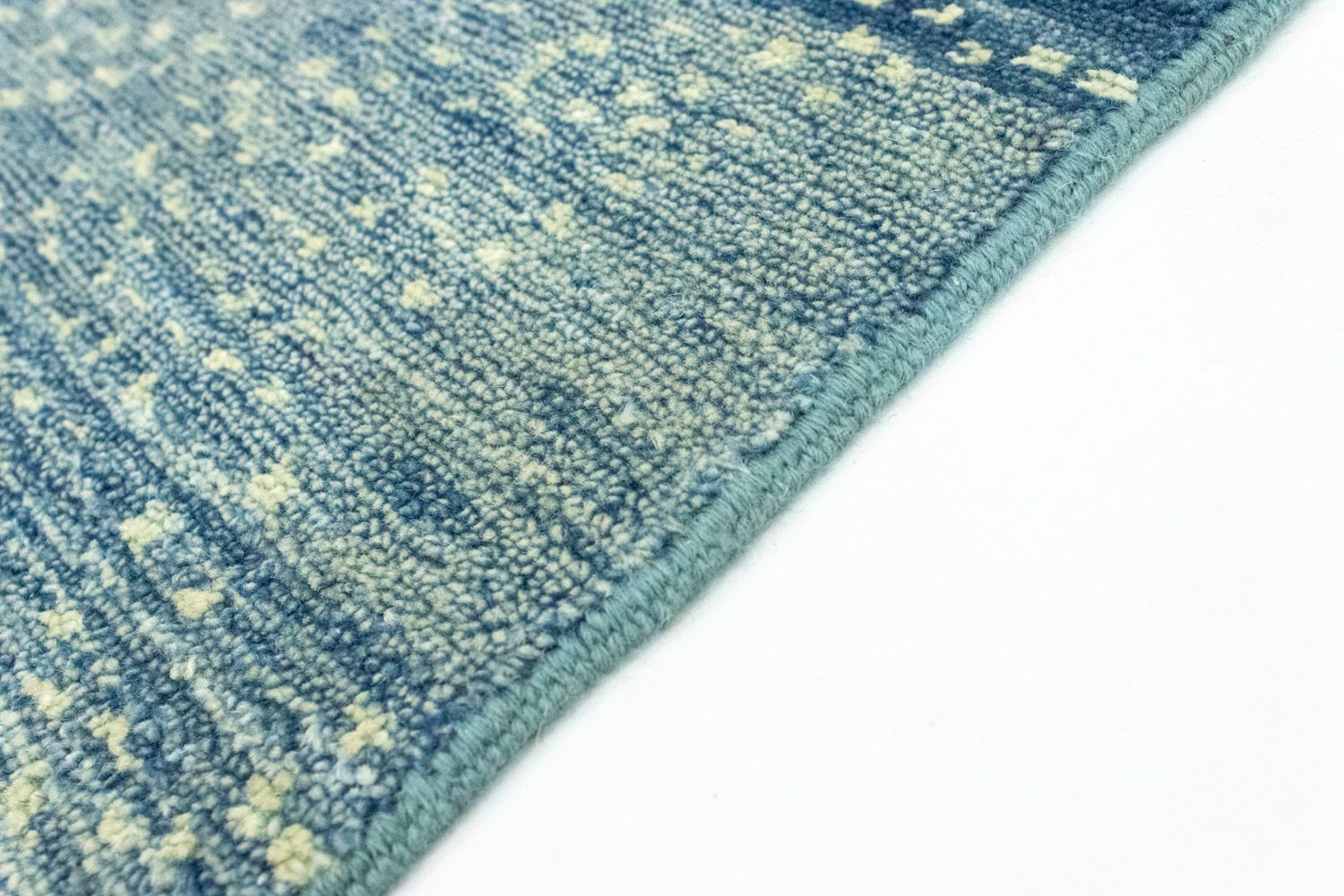 Alfombra de diseño cuadrado  - 62 x 61 cm - azul claro