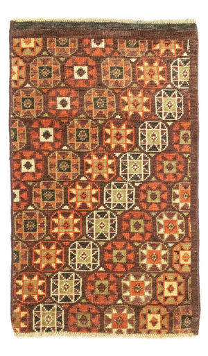 Alfombra de diseño - 97 x 60 cm - marrón
