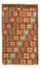 Alfombra de diseño - 97 x 60 cm - marrón