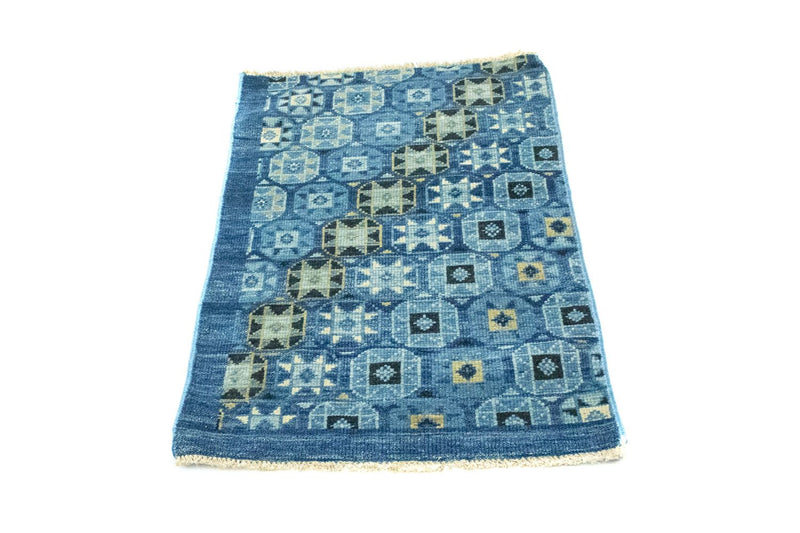Alfombra de diseño - 95 x 63 cm - azul