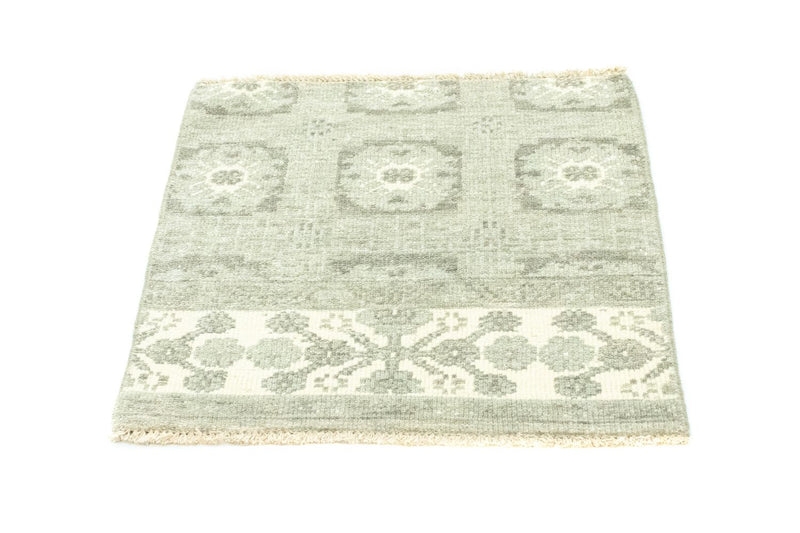 Alfombra de diseño cuadrado  - 60 x 60 cm - verde claro