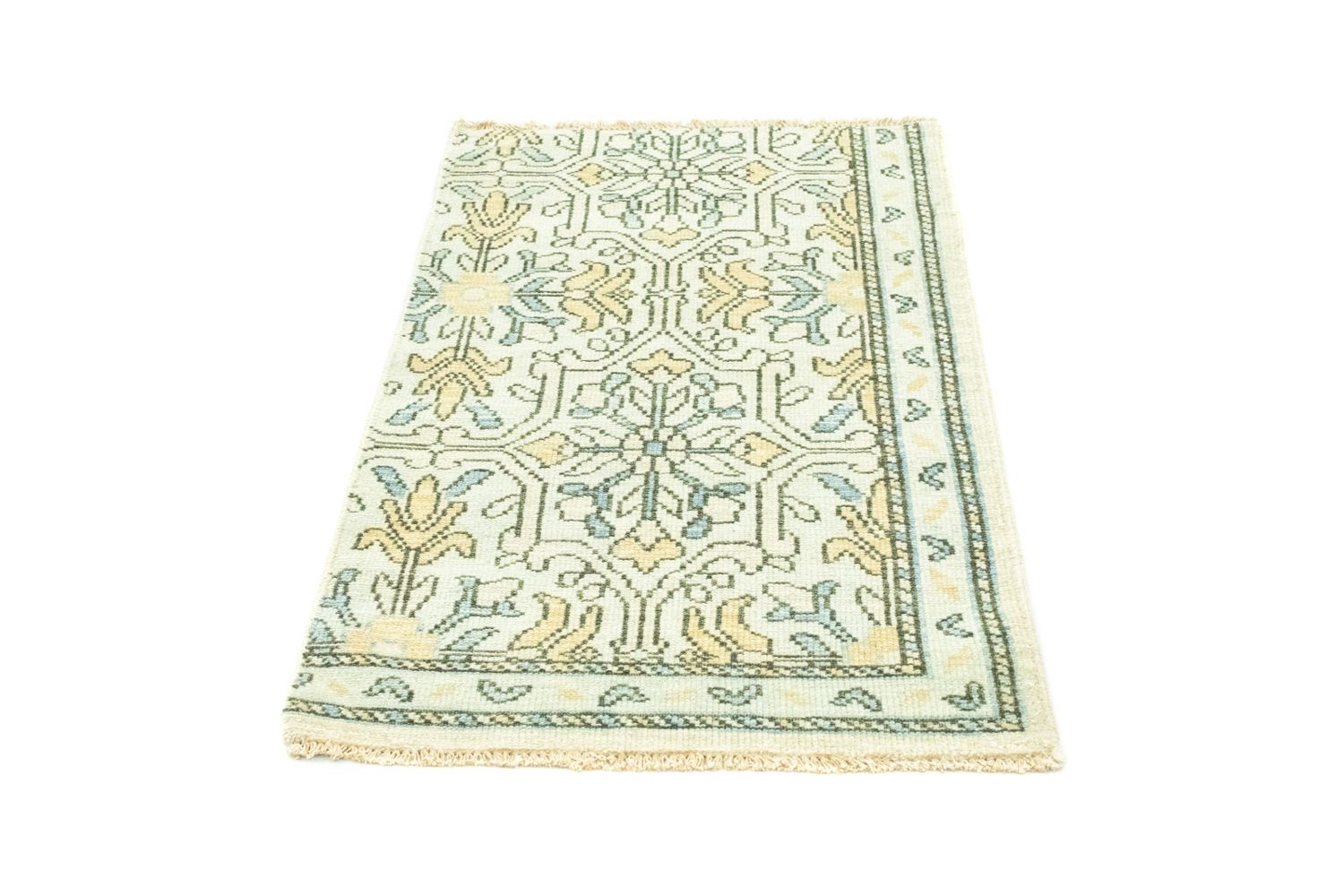 Alfombra de diseño - 93 x 58 cm - beige