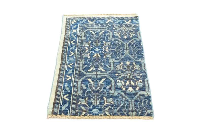 Alfombra de diseño - 92 x 59 cm - azul