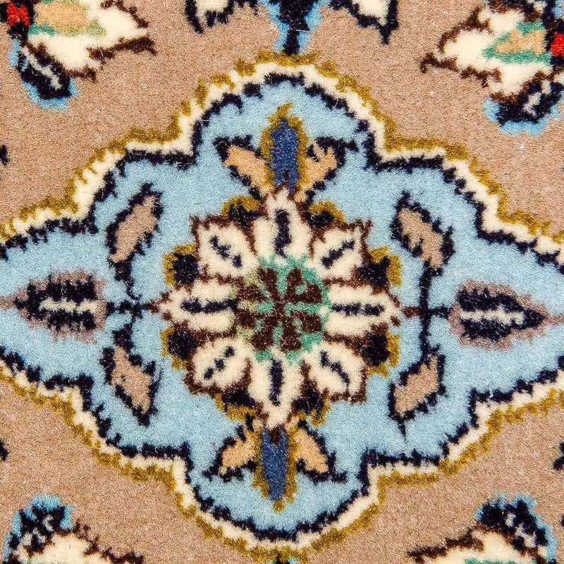 Alfombra persa - Keshan - 125 x 79 cm - beige