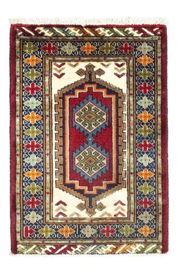 Alfombra Turkaman - 87 x 60 cm - rojo