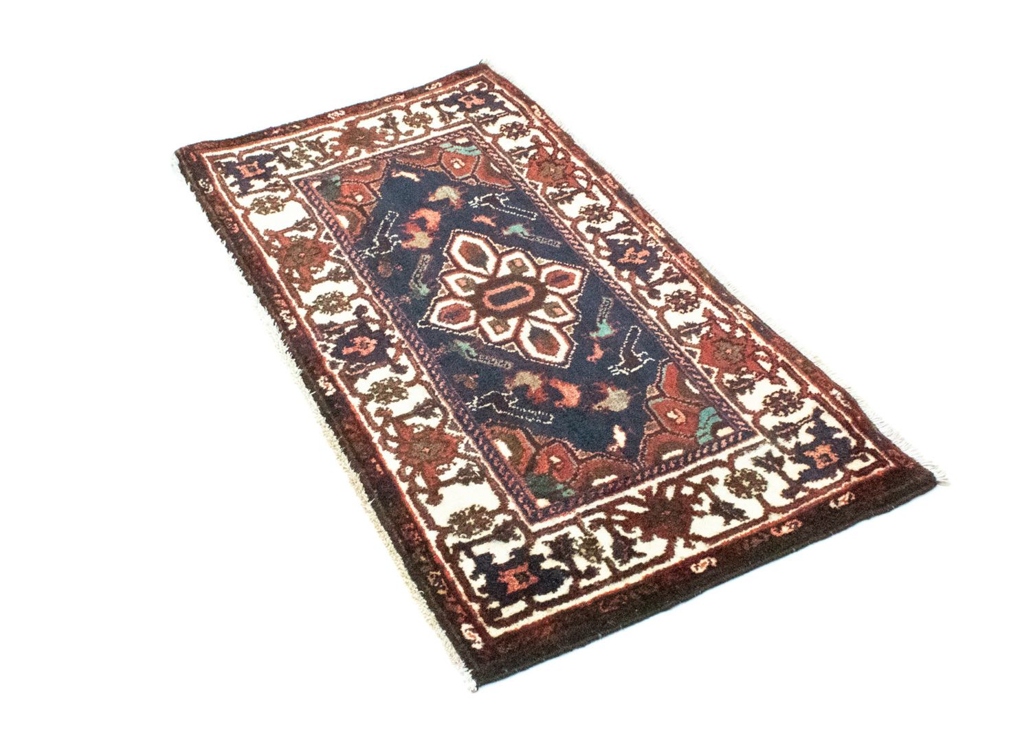 Alfombra persa - Nómada - 106 x 59 cm - azul