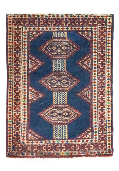 Alfombra Turkaman 63x83cm - Alfombra persa
