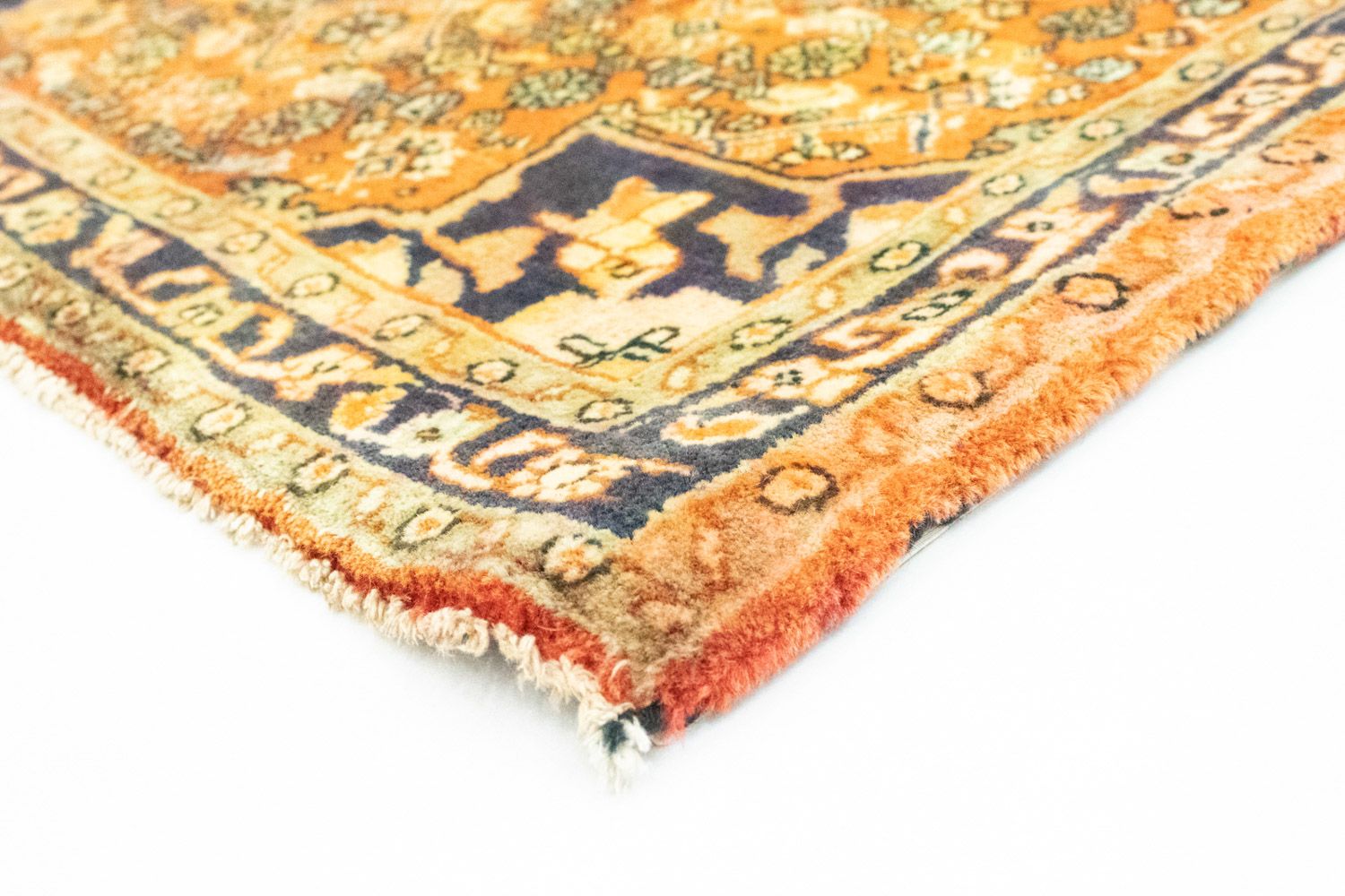 Alfombra persa - Bidjar - 85 x 75 cm - naranja