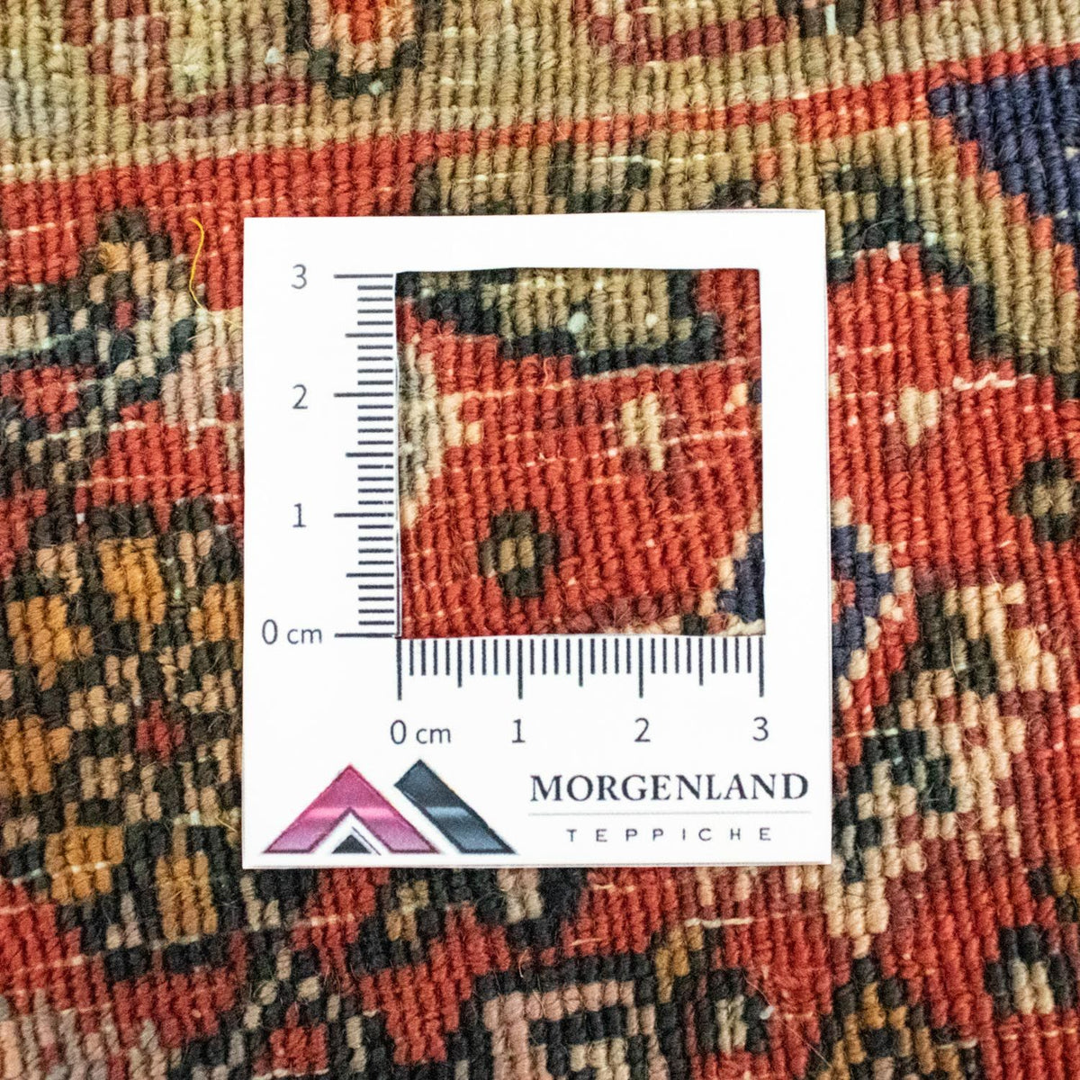 Alfombra persa - Bidjar - 85 x 75 cm - naranja