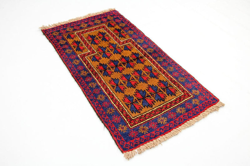 Alfombra Belutsch - 135 x 75 cm - naranja